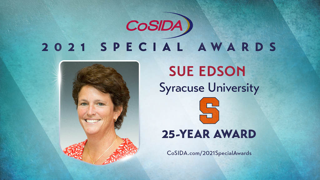 2021 Special Awards Salute: Sue Edson (Syracuse), 25-Year Award